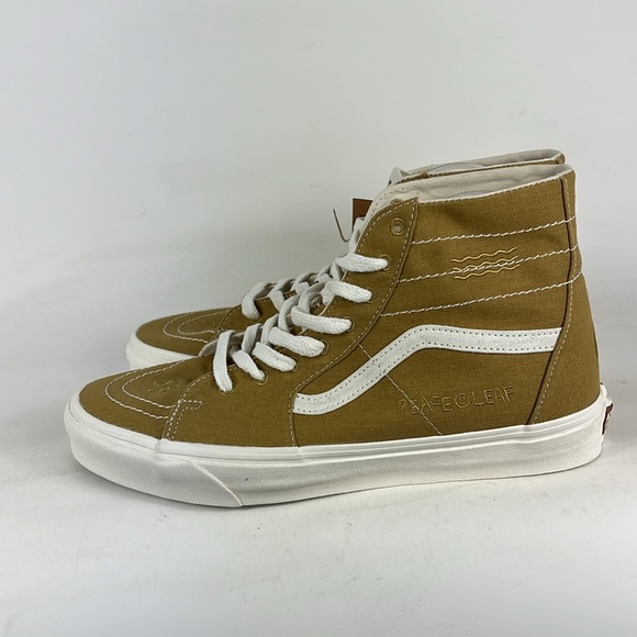 New Vans eco therapy tan white Khaki sk8 hi top athletic sneakers men’s size 12 - Picture 5 of 9